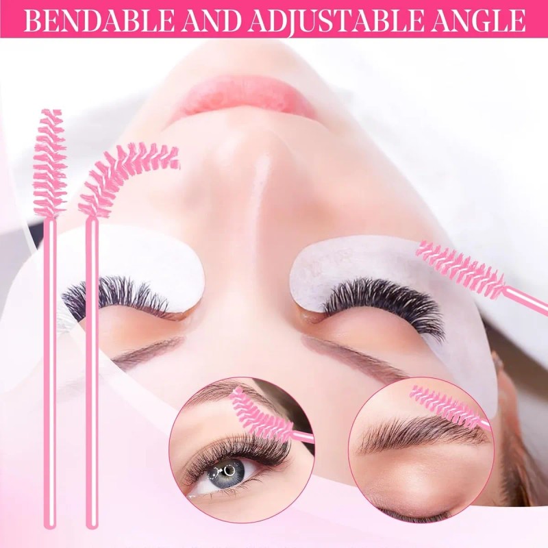 Lash Shampoo Espuma Limpiadora Para Extensiones De Pestañas Rosa