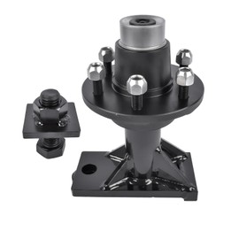 Getanye 6 x 5.5 Lug Container Moving Tool Container Wheel Shifting Tool Shipping Container Wheels Bolt-on Spindle Kit 8000lbs No Handle