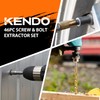 KENDO 46PC HSS Damaged Screw Extractor Set - Remover for