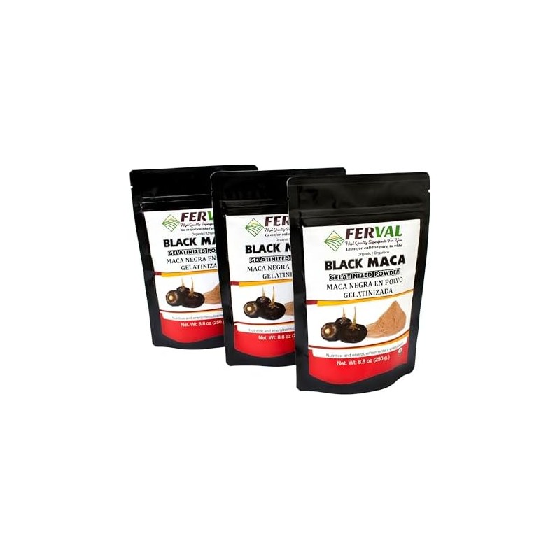 Ferval - Maca Negra En Polvo (Bolsa De 8,8 Oz)