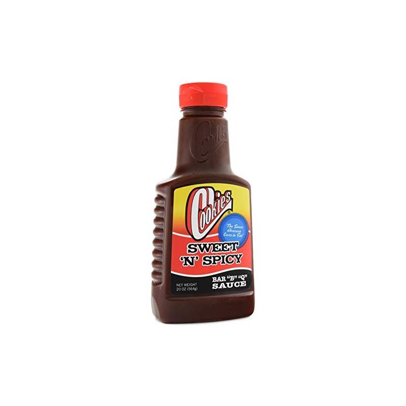Cookies Sweet N Spicy BBQ Sauce, 20 Ounce