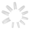 Baluue 500pcs Natural Artificial Full Cover Fake Nails Tips Fake