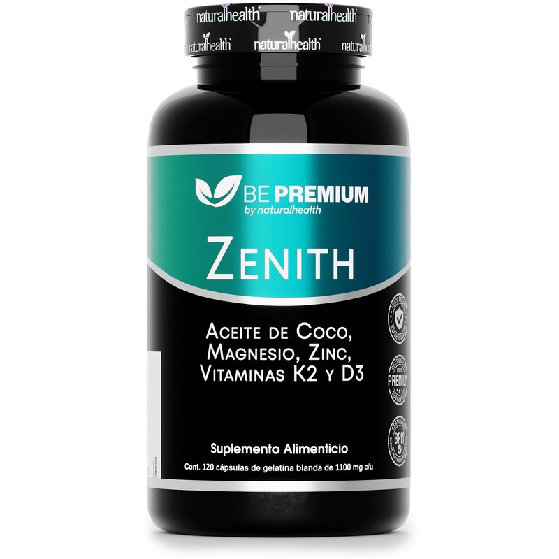 Natural Health. MultiPlus: Aceite de Coco, Vitaminas y Minerales. Frasco