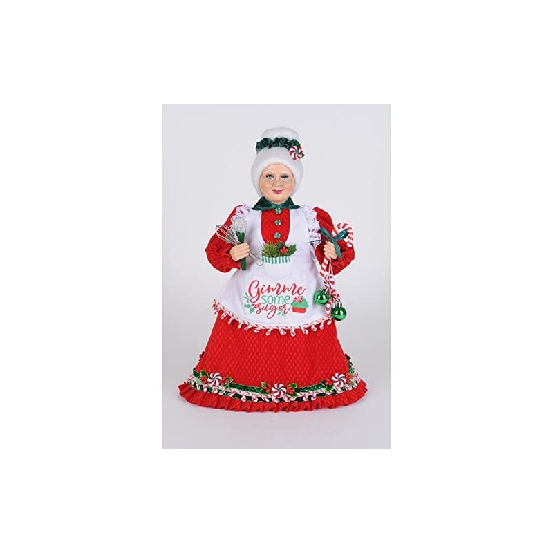 Karen Didion CC16-256 Sugar Mrs. Claus Figurine, 18 Inches