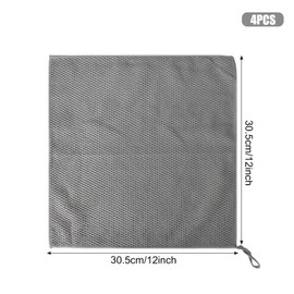 Tea Towels Kitchen Pack of 4,30 X 30 cm Microfibre Tea Towels, Kitchen Tea Towels & Waffle Weave,Dish Towels,Super Absorbent, Soft and Thick Kitchen Towels, with Hanging Loops