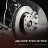 Frankberg ABS Sensor Wheel Speed Rear Axle Left Compatible with