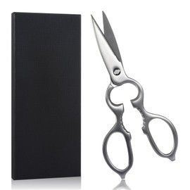 Food Specialist Recommendation: Kitchen Scissors, Disassembly, All Stainless Steel, Kitchen Scissors, Lightweight, Multi-Purpose, Bottle Opener, Lid Opener, Can Opener, Dishwasher Safe