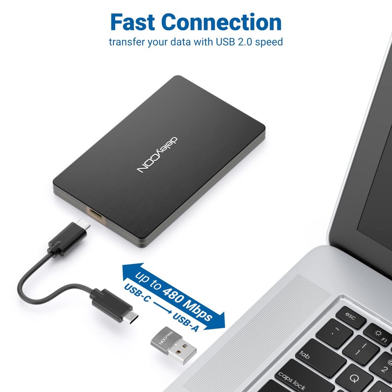 deleyCON USB C to USB Adapter [Pack of 3] C