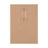 Envelope C6 162 x 114 mm, Brown, Twine Closure, Kraft
