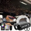 ATOKEE 16W Fiber Optic Lights, 400pcs*0.03in*6.5ft Starlight Headliner Kit, Star