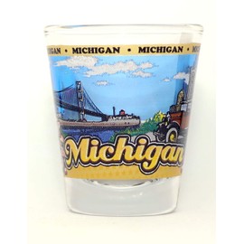 Michigan State Wraparound Shot Glass