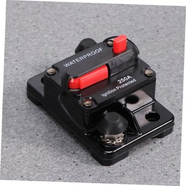 Gatuida 3pcs Circuit Breaker Blackwel Blacw Black Color Blackh Blackish Blacksto e 250a Protector Power Supply