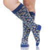 VIM & VIGR Cotton 15-20 mmHg Graduated Compression Socks (Cobalt