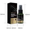 30ML Bartwuchs-Öl, Bartwuchs Bartöl, Bartwachstum Öl, Versorgt den Bart intensiv