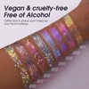 MKNZOME Glitter Gel for Body and Face, Holographic Glitter with
