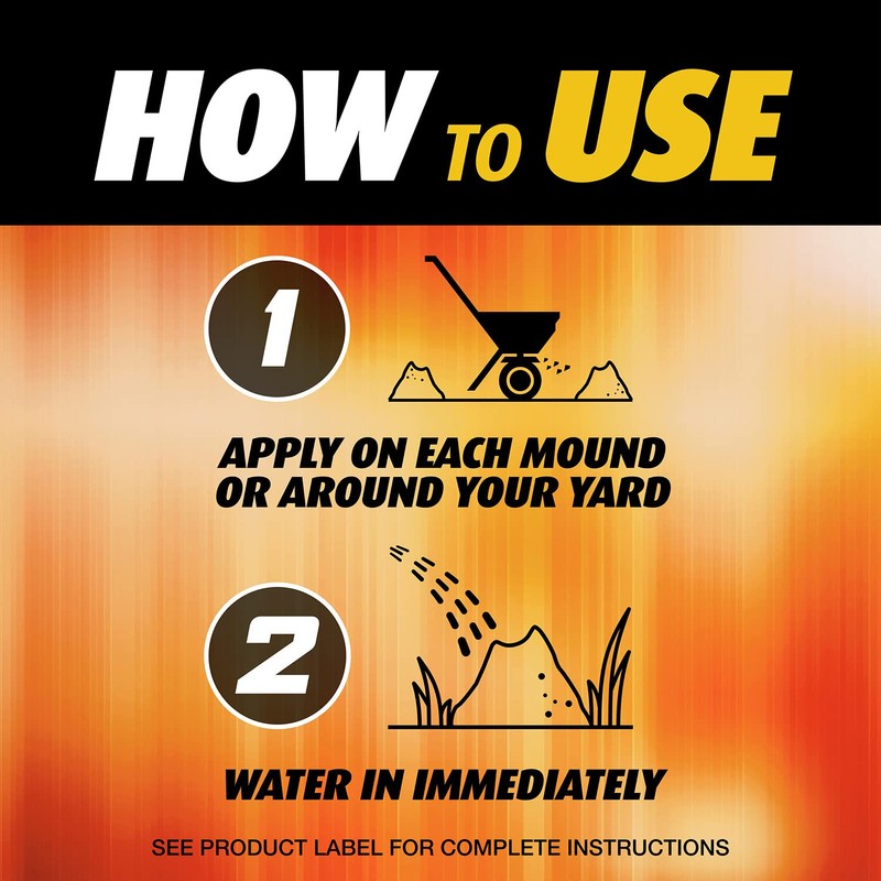 Ortho Fire Ant Killer Broadcast Granules, Kills Mounds in 15