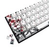 JSJT Keycaps 60 Percent - Plum Blossom Keycap,Japanese Keycap Set