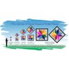 BARN QUILT Block, Beautiful Outdoor or Indoor Square, 7 Sizes,