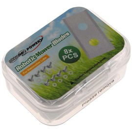 akku-net 8 x replacement blades, blades for Mammotion Luba 1 Luba 2 robotic lawnmower including screws