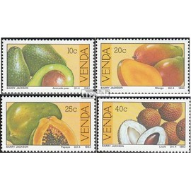 South Africa - Venda 82-85 (complete.issue.) FDC 1983 Fruits (Stamps for collectors) plants/mushrooms