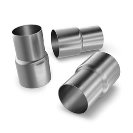 Universal Pipe Reducer from Diameter 38 mm to 75 mm Exhaust Adapter for Welding Reduction Connector Pipe Reduction Exhaust System Pipe Connector (Diameter 40 mm to Diameter 55 mm [Inside])