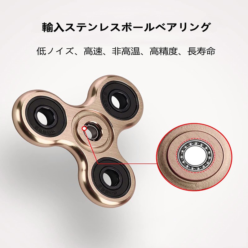 SHULLIN Spinner Aluminum Alloy Hand Spinner Stainless Steel Bearing Stress