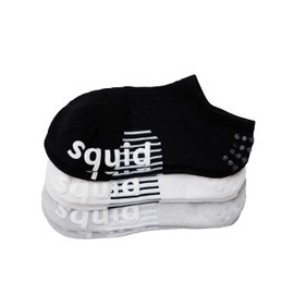 squid socks Grip Socks | Comfortable with Anti-Slip Bottom | No Show Socks for Workouts & Yoga | Small Size For Adults