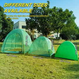 Upgrade Winter Plant Warm Covers - Freeze Protection Shrub Covers, Winter Plant Warm Tent and Frost Covers Protecting Fruit Potted Plants Tree from Freezing Animals Eating (40 * 40 * 31)