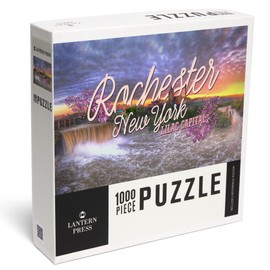 Lantern Press 1000 Piece Jigsaw Puzzle, Rochester, New York, Lilac Capital