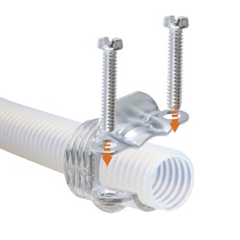 Nicerity 6Pcs 3/4 Inch Clamp Type Cable Connector Zinc Clamp Cable Connector Fittings for Metallic Conduit Protect Cables (Silver)