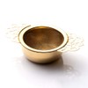 Gokoti Stainless Steel Tea Strainer with Drip Bowl Easy Clean