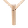 Chicken Perch Stable Triangular Wooden Chick Training Perch Toy Interactive