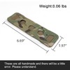 TOPTACPRO Tactical Glow Stick Pouch Chemlight Pen Holder Flashlight Battery