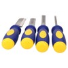 4pc Chisel Carving Wood Work Carpentry Bevel Edge Edged Chisels
