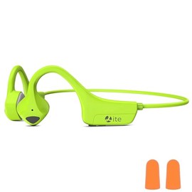 YouthWhisper Bluetooth Headphones Bluetooth Headset Updated Bone Conduction Headphones Open Ear Headphones Bone Conducting Earphones Sports Headphones Green Headset