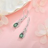 Oskani Infinity Birthstone Earrings for Women 925 Strling Silver 5A