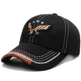 WHITE FANG CA456 Men's Hat Cap, Eagle, Stylish, Casual, Golf, Sports, Outdoors