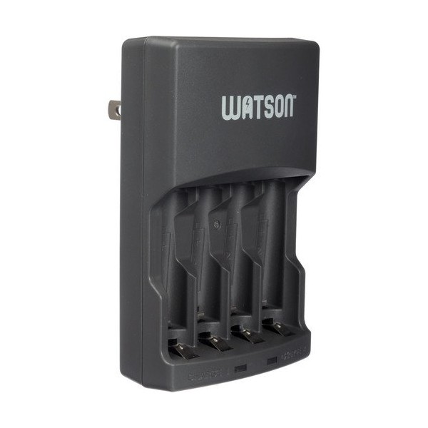Watson 4-Hour Rapid Charger for AA and AAA NiMH and NiCd Rechargeable Batteries