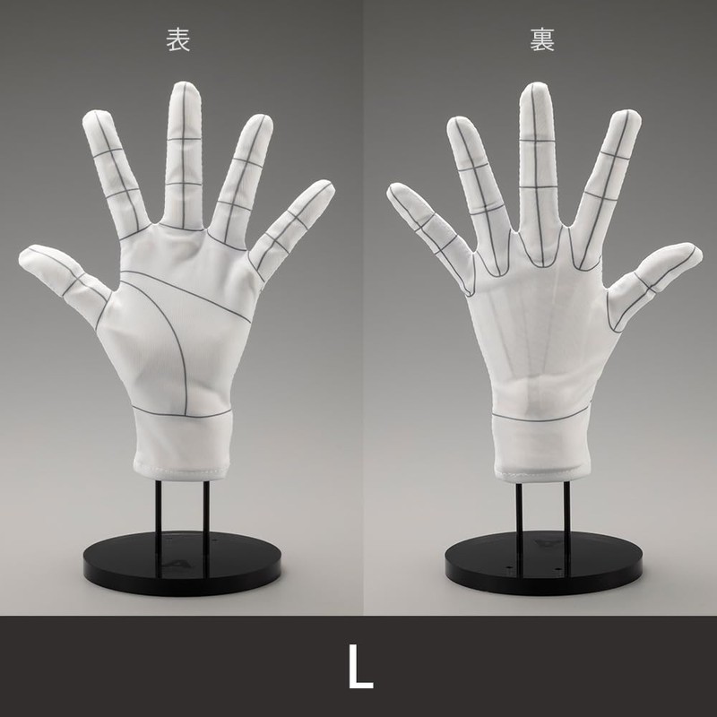 Kotobukiya ARTIST SUPPORT ITEM Hand Model Gloves / L -Wireframe