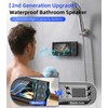 Blissfuhue 2nd Gen Shower Phone Holder Waterproof with Speaker Hole