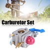 Carburetor Set Fuel Filter Line Primer Bulb Kit Fit for