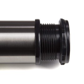 Set of 4 Jim Bed Feet Real Stainless Steel Diameter 50 mm / Height 100 mm High Load Capacity Thanks to Extra Strong Pipe Wall from SO-TECH