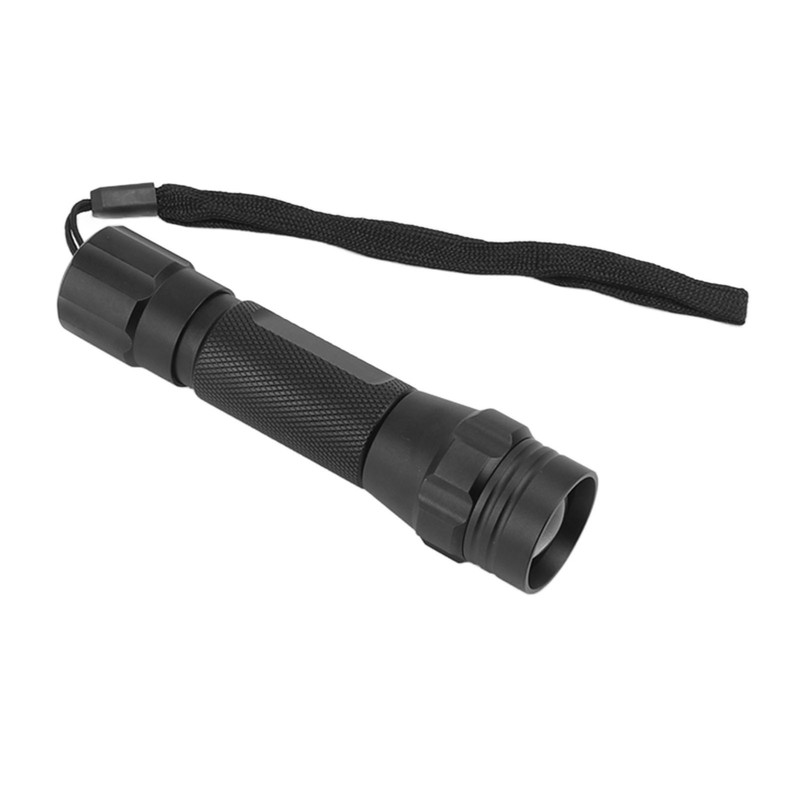Green Light LED Flashlight Zoomable Portable Single Mode Green Hunting