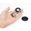 KeeYees Mini MP3 Player DFPlayer Module with Metal Housing Round
