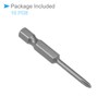 CoCud Phillips Cross Screwdriver Bits PH0 50 mm Long 1/4