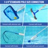 VASALAID Telescopic Pool Pole - 16 FT Adjustable Premium Swimming