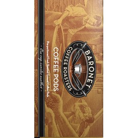 Baronet Coffee Single Decaf Espresso ESE Pods, 54 Count