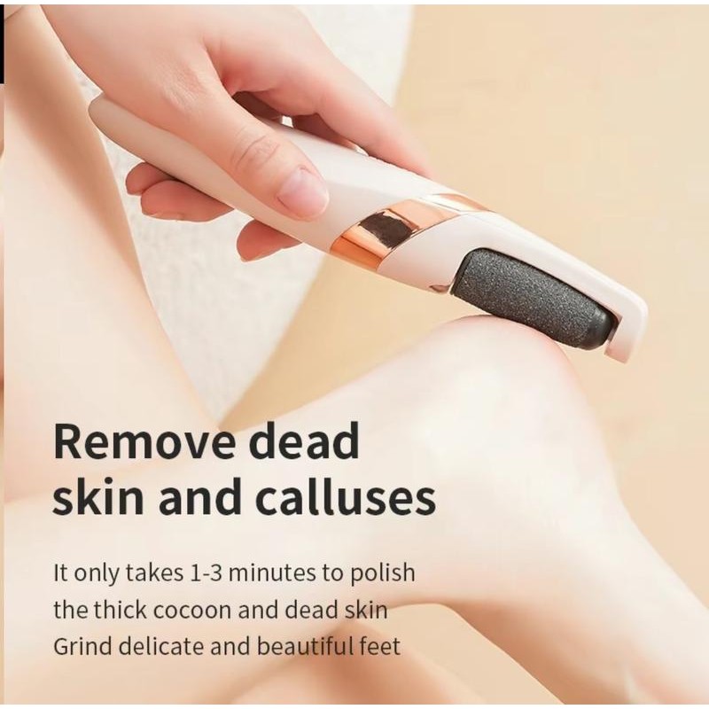 Smooth Pedicure Wand, Electric Callus Remover for Feet, Rechargeable Pedicure