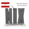 Nothing Gift - 3D NIX Letters on Base with Note