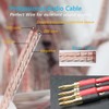 UCINNOVATE Banana Plug Coated 13 AWG Gold Plated Speaker Cable
